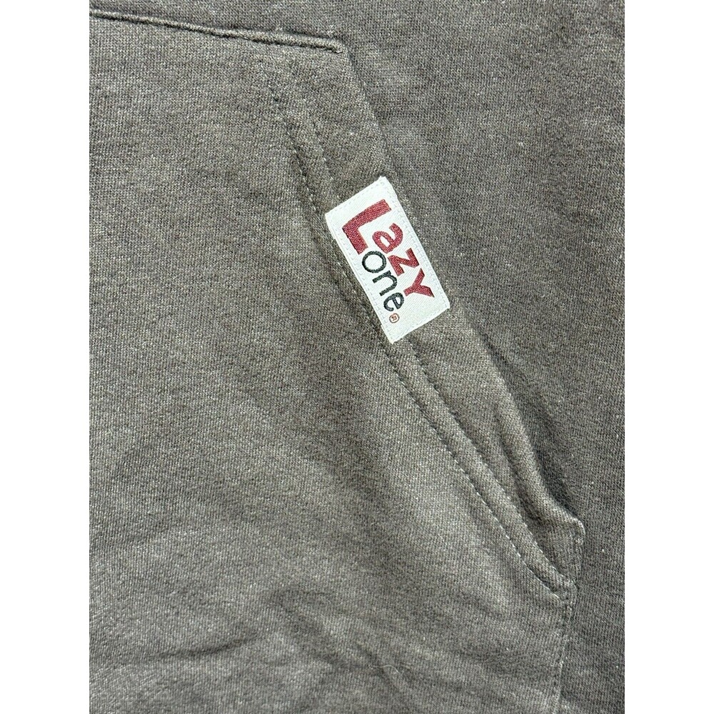 Lazy One Sleep Hoodie S/M Gray Real Catch Lobster Graphic Loungewear NWT - Picture 4 of 9